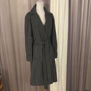 Marc Jacobs 100% virgin wool Elegant Gray Women's Coat, S